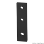 4506-Black | 10 to 15 Series 3 Hole - Straight Transition Flat Plate Small Series Primary - Image 1