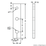 4505-Black | 10 to 15 Series 3 Hole - Straight Transition Flat Plate Large Series Primary - Image 2