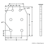 4520 | 10 to 15 Series 6 Hole - Rectangular Transition Flat Plate Large Series Primary - Image 2