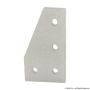 25-4150 | 25 Series 4 Hole - 90 Degree Angled Flat Plate - Image 1