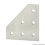 4061 | 10 Series 6 Hole - 90 Degree Angled Squared Flat Plate - Image 1