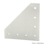 4352 | 15 Series & Ready Tube 7 Hole - 90 Degree Angled Squared Flat Plate - Image 1