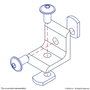 30-4302 | 30 Series 2 Hole - Inside Corner Bracket - Image 3