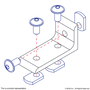 30-4376 | 30 Series 3 Hole - Inside Corner Bracket - Image 3