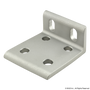 25-4286 | 25 Series 6 Hole - Wide 2x4 Slotted Inside Corner Bracket - Image 1