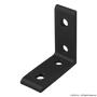 4115-Black | 10 Series 4 Hole - Tall Inside Corner Bracket - Image 1