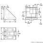 14061 | 10 & 25 Series 2 Hole - 18mm Slotted Inside Corner Bracket with Dual Support - Image 2