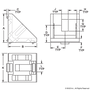 14067 | 30 Series 2 Hole - 28mm Slotted Inside Corner with Dual Support - Image 2