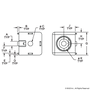 14172 | 40 Series 2 Way - Light Squared Corner Connector - Image 2