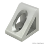 4332 | 15 Series & Ready Tube 2 Hole - Gusseted Inside Corner Bracket - Image 1