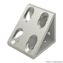 40-4338 | 40 Series 8 Hole - Gusseted Inside Corner Bracket - Image 1