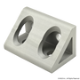 30-4134 | 30 Series 4 Hole - Wide Gusseted Inside Corner Bracket - Image 1