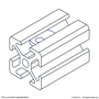 3676 | 10-32 Slide-in Economy T-Nut - Offset Thread - Image 4