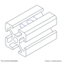 14128 | M6 Slide-in Economy T-Nut Block - Image 4