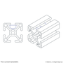 40-3915 | M8 Roll-In T-Nut with Ball Spring - Image 4