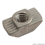 14166 | 10 & 25 Series M4 Standard Drop-in T-Nut - Image 1