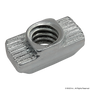 13110 | 30 Series 1/4-20 Standard Drop-in T-Nut - Image 1