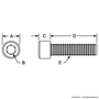 3128 | 1/2-13 x 1.000" Socket Head Cap Screw (SHCS) - Image 2