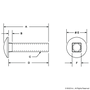 3720 | 5/16-18 x 1.000" Slide-In Economy T-Slot Stud - Image 2