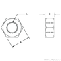 11-8065 | M8 Hex Nut - Image 2