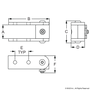 4198 | 10 Series 90 Degree Standard Structural Pivot Assembly with Dual Straight Arms - Image 2