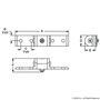 25-4153 | 25 Series 0 Degree Standard Structural Pivot Assembly with Dual "L" Arms - Image 2