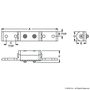 40-4356-Black | 40 Series Universal Standard Structural Pivot Assembly with Dual "L" Arms - Image 2