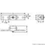 4407-Black | 15 Series 0 Degree Right Angle Structural Pivot Assembly with Dual "L" Arms - Image 2