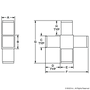 9260 | 4 Way - Cross Connector - Image 2