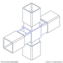 9260 | 4 Way - Cross Connector - Image 3