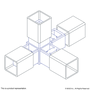 9170 | 4 Way - Corner Connector - Image 3