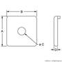 2028YEL | 10 Series End Cap with Push-In Fastener - Image 2