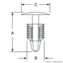 25-3272 | 25 Series Push-In Fastener - Image 2