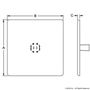 12271 | 30 Series End Cap with Molded Push-In Stem - Image 2