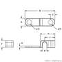 2503 | 10 & 15 Series Single Cable & Tube Clamp - Image 2