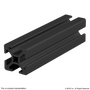 1010-S-Black-FB | T Slotted Aluminum Profiles | CPI Automation - Image 1