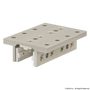 6426 | 10 Series 3 Slot Mount - Double Flange Long Standard Linear Bearing with Brake Holes - Image 1