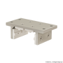 6823 | 15 Series 4 Slot Mount - Double Flange Short Standard Linear Bearing - Image 1