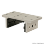 40-6523 | 40 Series 4 Slot Mount - Double Flange Short Standard Linear Bearing with Brake Holes - Image 1