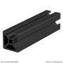 1002-S-Black-FB | T Slotted Aluminum Profiles | CPI Automation - Image 1