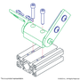 4163 | 10 Series Standard Universal Dynamic Pivot Assembly with Straight and "L" Arm - Image 3