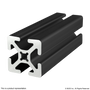 1515-S-Black | T Slotted Aluminum Profiles | CPI Automation - Image 1