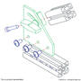 4342 | 15 Series 90 Degree Left Hand Pivot Bracket Assembly with "T" Handle - Image 3