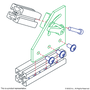 4147 | 10 Series 90 Degree Right Hand Pivot Bracket Assembly with "T" Handle - Image 3