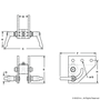 4317 | 15 Series 90 Degree Double Pivot Bracket Assembly with "L" Handles - Image 2