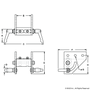 40-4318-Black | 40 Series 90 Degree Wide Double Pivot Bracket Assembly with "L" Handles - Image 2