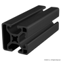 1503-LS-Black-FB | T Slotted Aluminum Profiles | CPI Automation - Image 1
