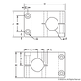 5675 | 15 Series 2" Stanchion Cross Clamp - Image 2