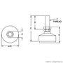 2209 | Economy Anti-Vibration Mount: 3/4-10 x 2.000" - Image 2