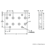 2147 | 15 Series Heavy-Duty Flange Mount Caster Base Plate - Image 2